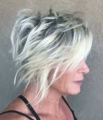 Short hair on the top gradually changes into longer locks. 9 Must Consider Short Hairstyles For Fine Fair Over 60 4retirees