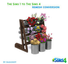 Mod The Sims Flower Display Conversion Remesh From The Sims 1 Hot Date Sims 4 Sims Sims 4 Cc Furniture