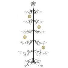 Wrought iron trees have become very popular for christmas decorations. Wrought Iron Christmas Tree Metal Ornament Display Stand 174 Hook 84 H 4718006271107 Ebay