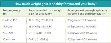 Prenatal Care Pregnancy Weight Gain Healthy Parents