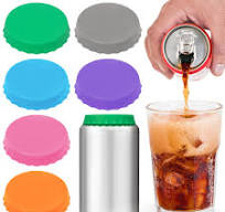 Amazon.com: 6 Pack Silicone Soda Can Cover Lids, Reusable ...
