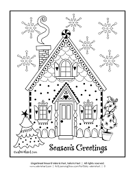 Maybe you would like to learn more about one of these? Gingerbread House Christmas Coloring Pages For Kids Drawing With Crayons