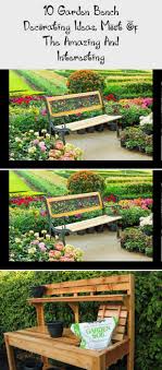 Benches can be an art form. Outdoor Bench Decorating Ideas Design And Style