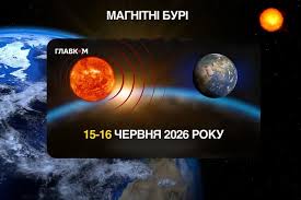 магнітні бурі червень 2026