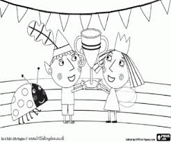 Ben Y Holly Para Colorear