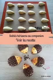 Sables Herisson Au Companion Ou Non Le Labo De Maman Recette Recette Apero Original Recette Recette Cuisine Facile