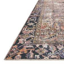 Each rug or carpet requires its own specific way of cleaning, depending on fiber content, condition, and color fastness. Chris Loves Julia X Loloi Jules 5 X 7 6 Terracotta And Multicolor Area Rug Nebraska Furniture Mart