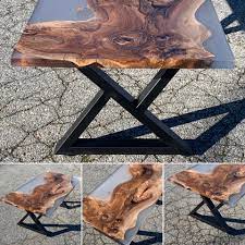 Barbados coffee table in natural rattan/leather. Mountain Galleries Sunshine Coast Coffee Table By Vancouver Based Designer Benjamin Mclaughlin Vancouver Grown English Walnut Bio Based Resin And Matte Black Steel Bases 22 X 44 X 17 5 Interested In