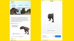 Google Dinozorlar Icin 3 Boyutlu Kesif Ozelligi Getirdi Shiftdelete Net