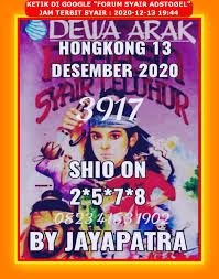 1 New Message Kode Syair Hongkong 13 Desember 2020 Forum Syair Togel Hongkong Singapura Sydney