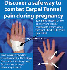 Pregnant Woman Gets Sleep Relieves Dull Ache Carpal Tunnel
