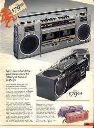 The Hottest Christmas Presents Of 1985 Fusion In 2021 Boombox Radio Cassette Vintage Radio