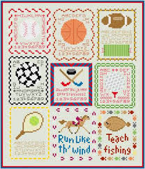 Christmas stocking cross stitch pattern christmas mouse pattern pdf christmas home decor pattern cut. Sport Mini Sampler Collection Cross Stitch Pattern By Susan Saltzgiver Crosstitch Com