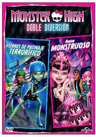 Monster High Viernes De Patinaje Terrorifico Amor Monstruoso America Dvd