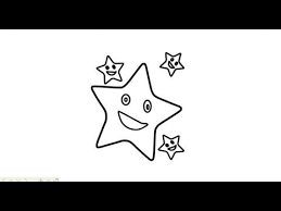 How To Draw A Beautiful Star Easy Drawing For Kids Easy Drawings For Kids Drawing For Kids Easy Drawings