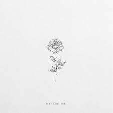 Rose Sold Bunami Ink Rose Zeichnung Tattoo Kleine Rose Tattoo Rosen Oberschenkel Tattoos