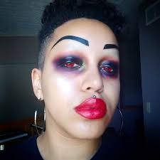 Glam Gory makeup look today for scary Friday !!!!! #pindoll #bloodypins  #beautywithAnna #AnnawithBeauty