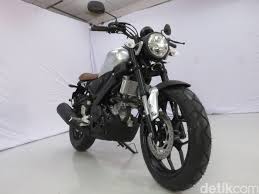 Modif motor vixion 2012 warna hitam. Modif Vixion Lawas Jadi Xsr155 Segini Biayanya