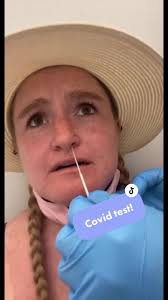 Me getting my first covid test after a trip to Mexico 🥲🥲 #DontSweatI...