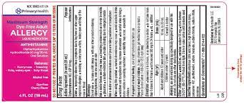 Diphenhydramine Hcl Oral Solution