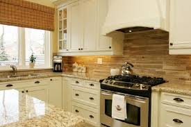 Kitchen Backsplash Ideas For Cream Cabinets Which Backsplash Tile Goes With Granite Granite Backsplash Beige Backsplash Travertine Backsplash