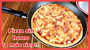 Tarta de cuajada y yogur con miel sin horno. Pizza Sin Horno En Sarten La Mas Rica Y Muy Facil Youtube