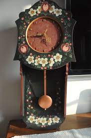 tolehaven pendulum clock clock painting tole painting patterns clock
