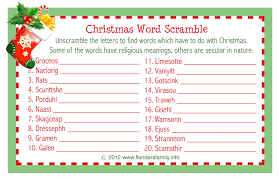 (the bible does not state the exact date of jesus' birth.) christmas wasn't celebrated for over 300 years after jesus died. Christmas Word Scramble Free Printable Flanders Family Homelife