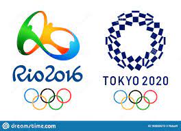 The design utilizes the popularity of the checkered pattern, but it is composed using three varieties of rectangular shapes. Offizielle Logos Fur Die Olympischen Sommerspiele 2020 In Tokio Japan Und Die Olympischen Spiele 2016 In Rio Brasilien Redaktionelles Stockfotografie Bild Von International Gedruckt 165848212