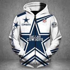 Men Women New Design Dallas Cowboys 3d Zipper Hoodie Zipper Hoodie For Dallas Cowboys Fans Dallas Cowboys Dallas Cowboys Fans Dallas Cowboys Outfits