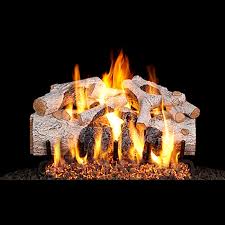 Find the best vented gas logs by reading our thorough reviews and learn more about the pros and cons of each product on the market. Real Fyre Charred Mountain Birch 24 In Gas Logs With Burner Kit Options