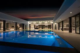 Rural house with swimming pool. The New American Home Showcase For Modern Design New Homes Guide Blog