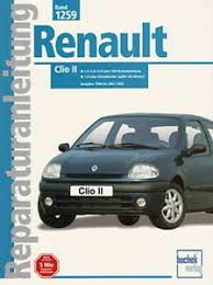 Scegli la consegna gratis per riparmiare di più. Renault Clio 2 1998 02 Repair Manual Repair Book Handbook Maintenance Care Ebay