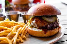 Buger W Swiss Slaw Spicy Pickles Asian Bbq Table 9 Morgantown Wv Spicy Pickles Asian Bbq Bbq Table