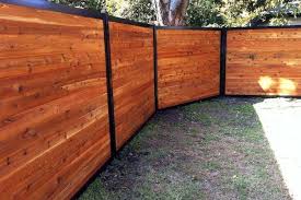 Build A Wood Fence With Metal Posts That S Actually Beautiful House Fence Design Metal Fence Posts Fence Design