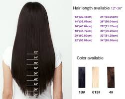 Hair Length Chart Weave Straight Lajoshrich Com
