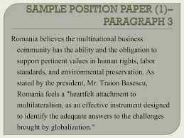 A good position paper does not only inform the reader of the. Writing Your Position Paper For Jhumunc Or Any Other Conference Ppt Download