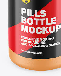 Download Ceramic Pills Bottle Mockup In Bottle Mockups On Yellow Images Object Mockups PSD Mockup Templates