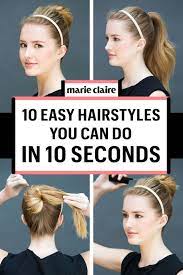 Easy Hairstyles To Copy When You Re Running Late Easy Hairstyles Quick Easy Hairstyles Super Easy Hairstyles
