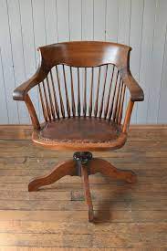 Find desk chair in chairs & recliners | buy or sell chairs, recliners, bar stools, massage chairs, office furniture and wooden ikea desk chair in good condition. Antique Vintage Wooden Captain S Swivel Office Desk Chair Armchair Can Deliver Antique Wooden Chairs Vintage Wooden Desk Wooden Desk Chairs