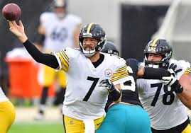 Ben roethlisberger is featured in the season fourteen episode, sexual healing. Ben Roethlisberger Putting Steelers Offense On His Back And His Elbow Pittsburgh Post Gazette