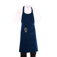 Les attaches sont renforcées au niveau de la taille. Tablier De Cuisine A Bavette Bleu Marine Pas Cher