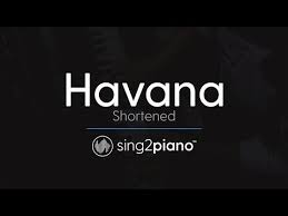 185 Havana Shortened Piano Karaoke Instrumental Camila Cabello Young Thug Youtube Camila Cabello Karaoke Young Thug