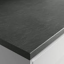 Attached is a kitchen visualiser for the cabinets (light grey) and the worktop has a copper slate effect (second image). Wickes Textured Laminate Worktop Grey Slate Effect 600mm X 38mm X 3m Wickes Co Uk