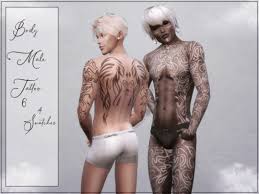They're located in the earrings . Reevaly S Male Body Tattoo Sweet Sims 4 Finds