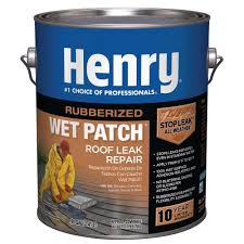 Check spelling or type a new query. Henry 208r Rubberized Wet Patch Roof Cement Leak Repair 0 90 Gallon He208r142 The Home Depot