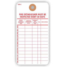 Keep your office safe with our fire extinguisher checklist. Fire Extinguisher Monthly Inspection Tags 3 X 5 75 White Cardstock Pack Of 25 Walmart Com Walmart Com