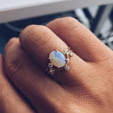 Australian Opal Ring With Diamonds Engagement Rings Opal Australian Opal Ring Cool Wedding Rings