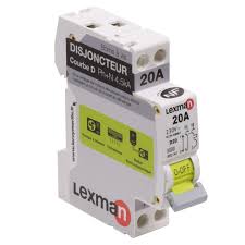 Disjoncteur Courbe D Phase Neutre Lexman 20 A Neutre Et Courbes