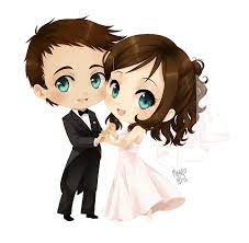Chibis 3 By Meago On Deviantart Com Wedding Drawing Wedding Couple Cartoon Couple Clipart